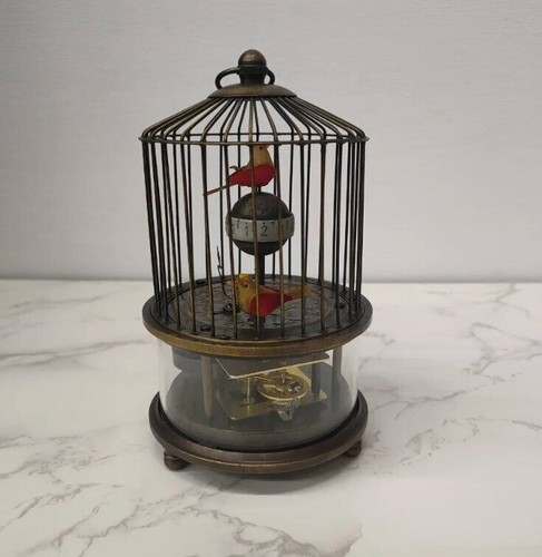 Rare good brass birdcage - brass,