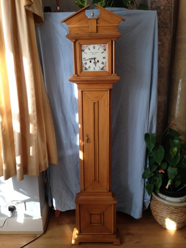 Pine day grandmother clock - pine, 8
